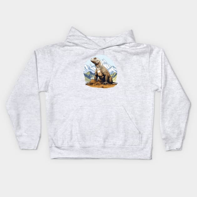 Komodo Dragon Kids Hoodie by zooleisurelife